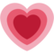 Growing Heart emoji on Twitter